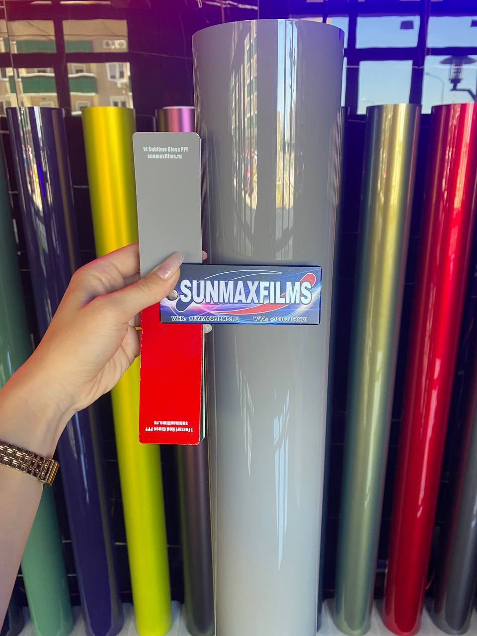 Цветная полиуретановая пленка Sunmax Sublime Gloss PPF