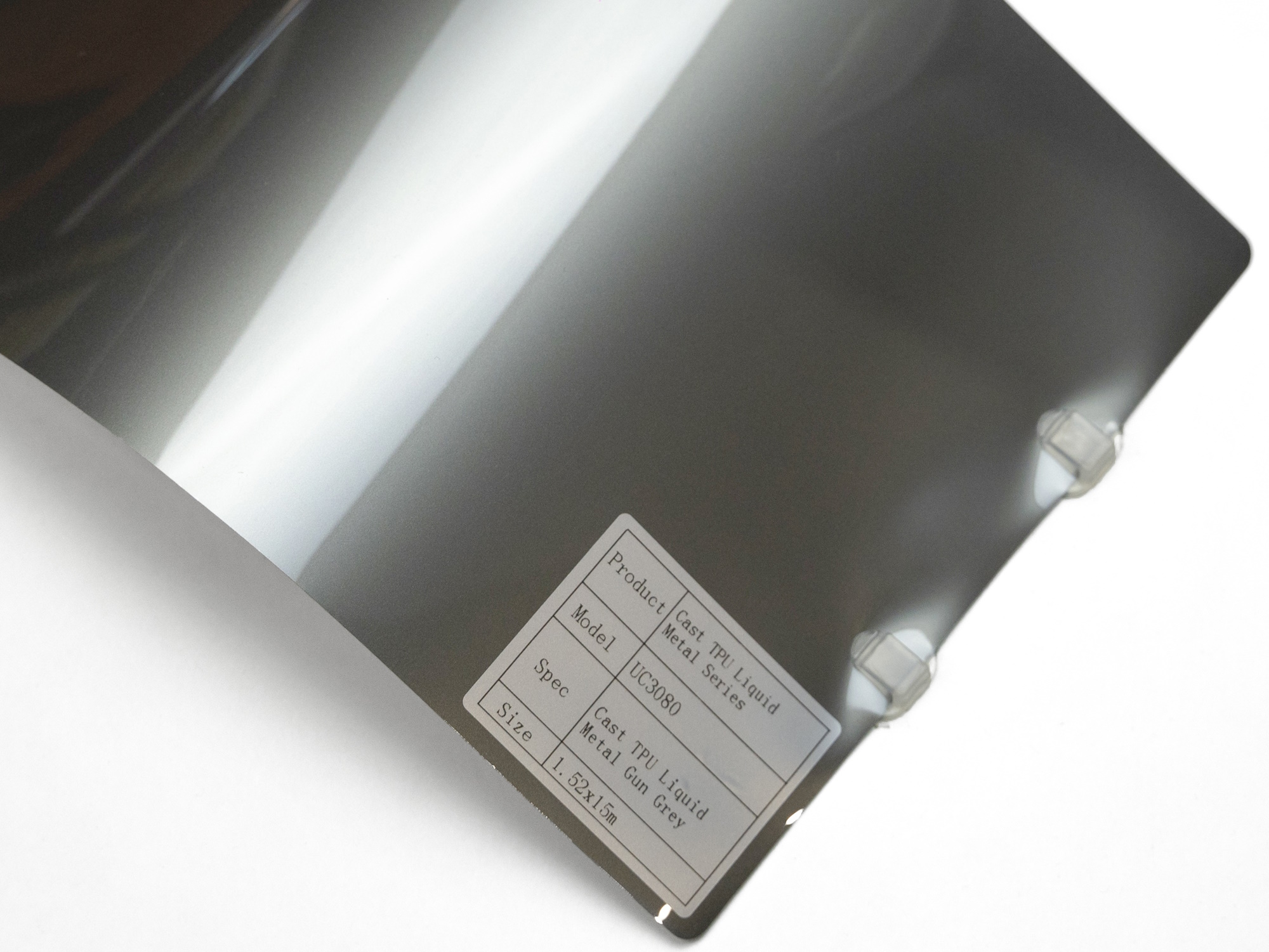Полиуретановая пленка PPF Colors Liquid Metal Gun Grey (пушечно-серая), глянцевая, UC3080, 1,52×15 м