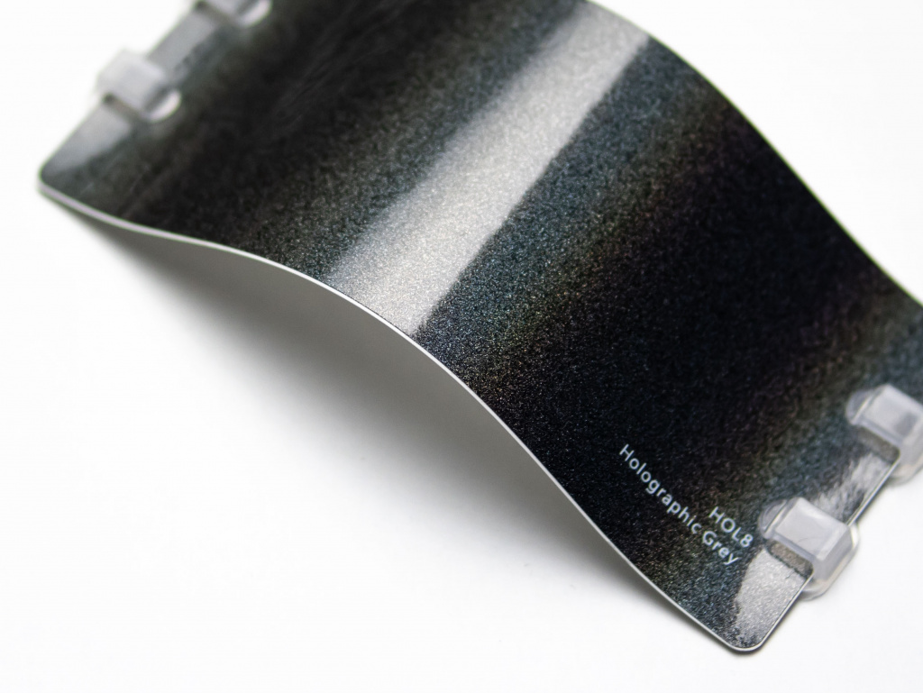 Виниловая плёнка Holographic Grey (голографический серый), глянцевая, HOL8, 1,52×17,5 м
