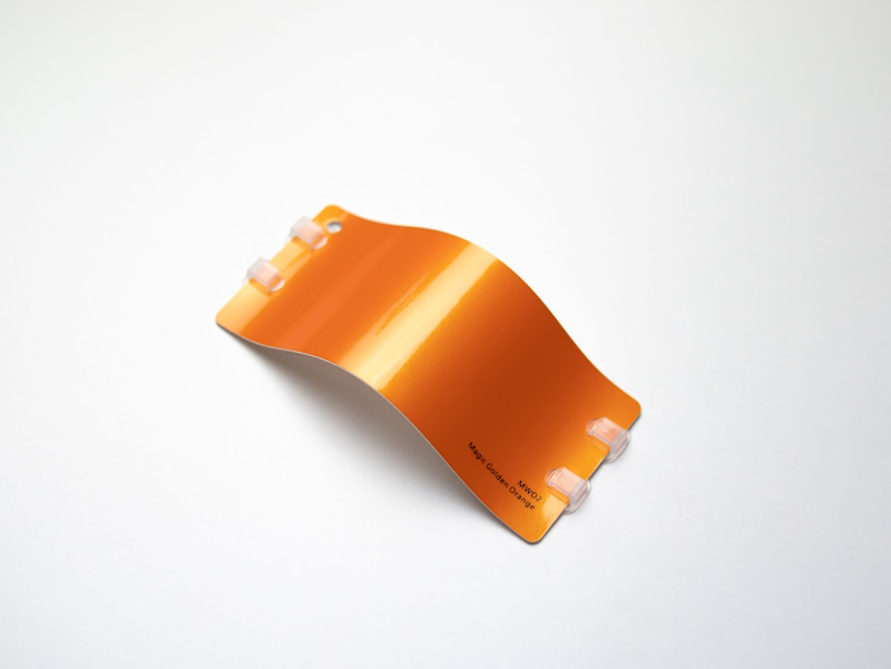 Виниловая плёнка Magic Golden Orange (золотистый оранжевый), MWD2, 1,52×17,5 м