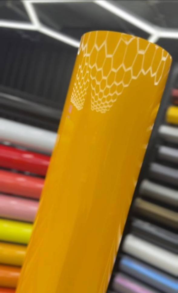 Цветная полиуретановая пленка Sunmax Maple Yellow Gloss PPF
