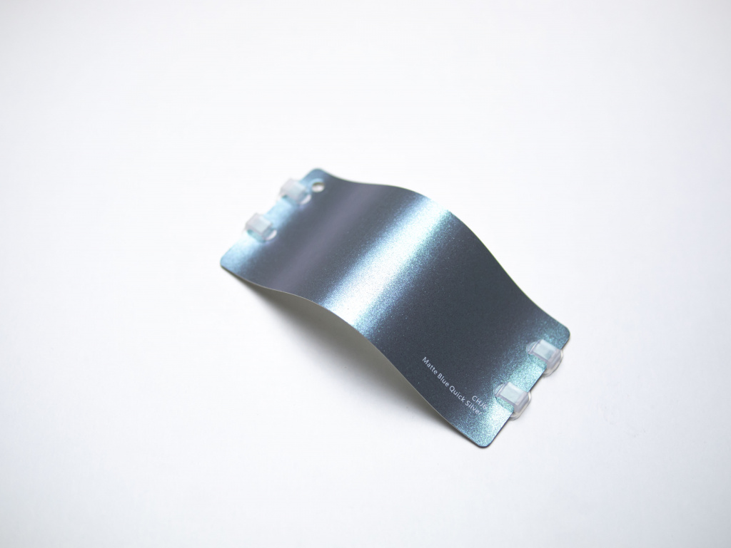 Виниловая плёнка Matte Blue Quick Silver (сине-серебристый), матовая, CHJ6, 1,52×17,5 м