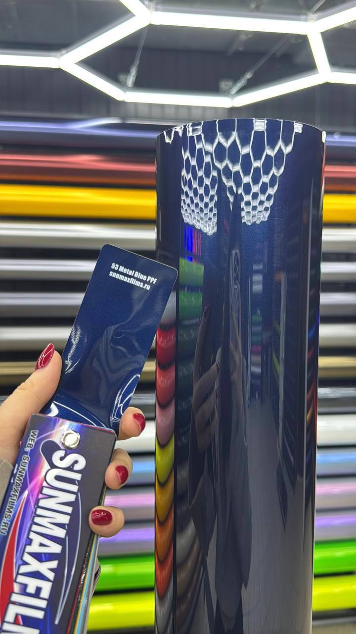 Цветной полиуретан Sunmax Metal Blue PPF