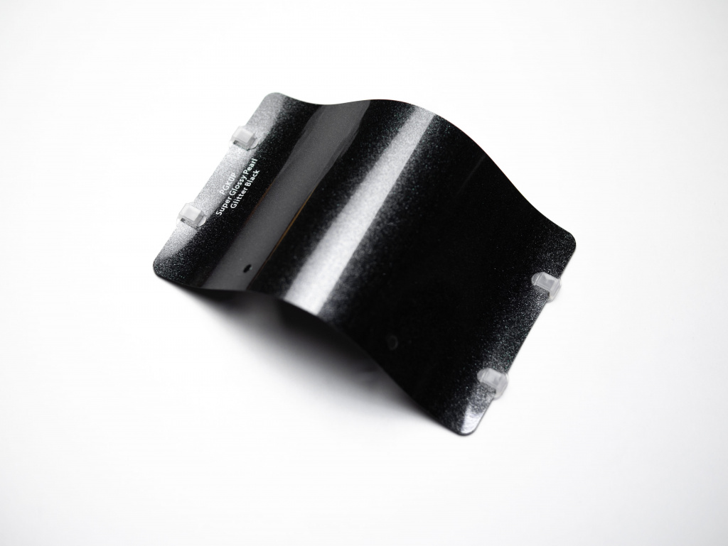 Виниловая плёнка Super Glossy Pearl Glitter Black (черный жемчуг), глянцевая, PGK0P, 1,52×17,5 м