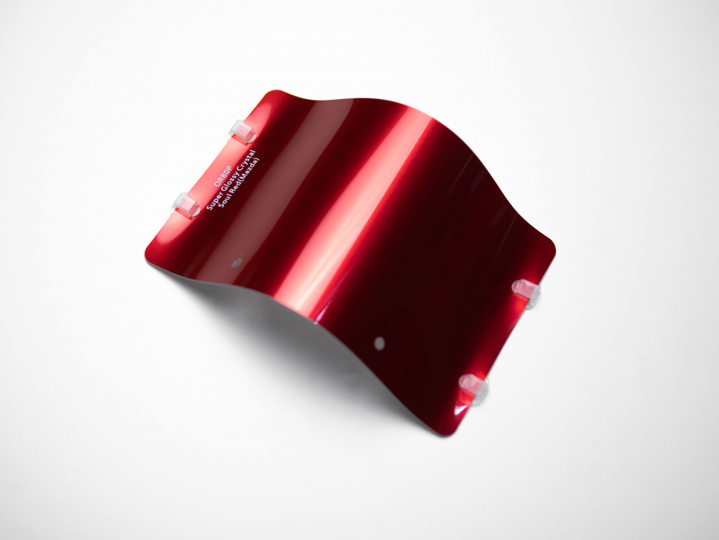 Виниловая плёнка Super Glossy Crystal Soul Red (кристально-красный), глянцевая, ORB0P, 1,52×17,5 м