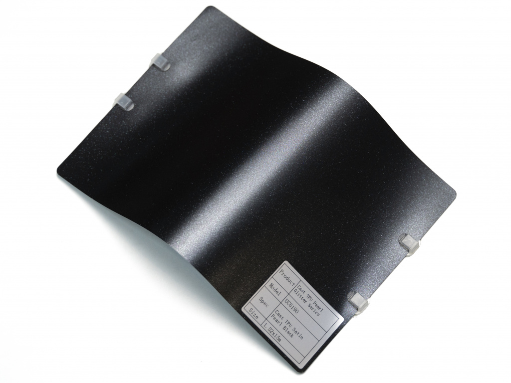 Полиуретановая пленка PPF Colors Satin Pearl Black (жемчужно-черный сатин), матовая, UC6190, 1,52×15 м