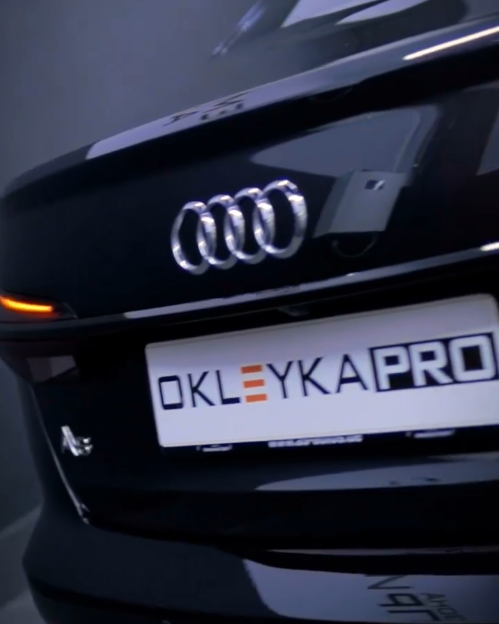 Полная защита Audi A6 антигравийным глянцевый полиуретан Sunmax PPF