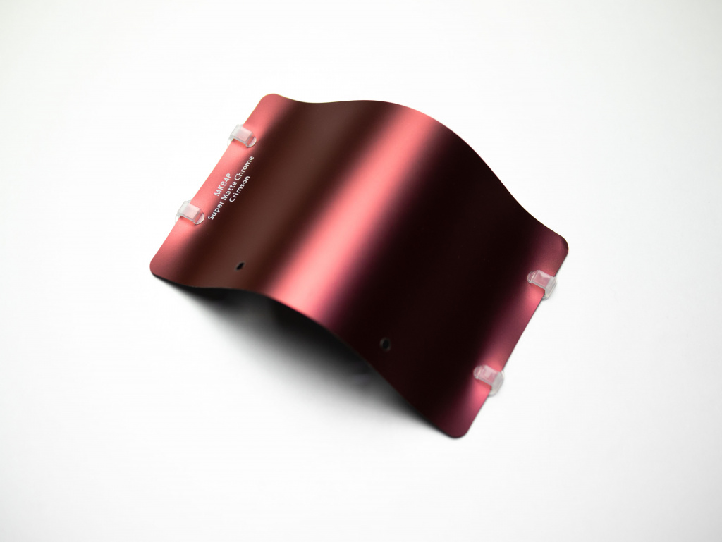 Виниловая плёнка Super Matte Chrome Crimson (хромовый алый), матовая, MKB4P, 1,52×17,5 м