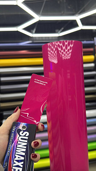 Цветная полиуретановая пленка Sunmax Pink Glossy PPF